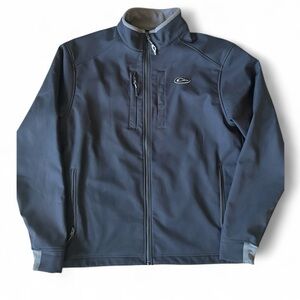 Drake men’s black full zip lightweight jacket. Size large.​